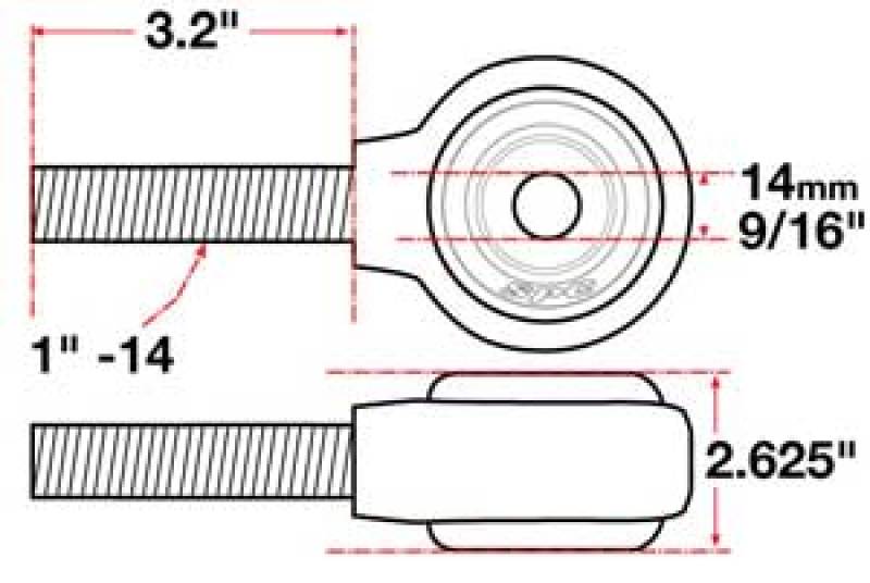 SPC Performance 15741 XAXIS Rod End Ball Joint