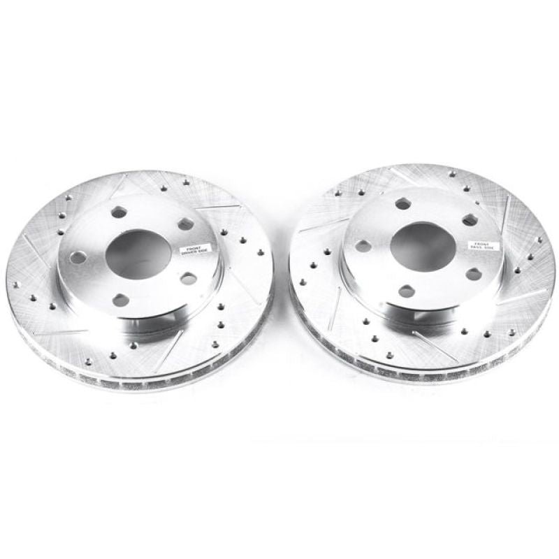 PowerStop fits Toyota 91-95 MR2 Front Evolution Drilled & Slotted Rotors - Pair