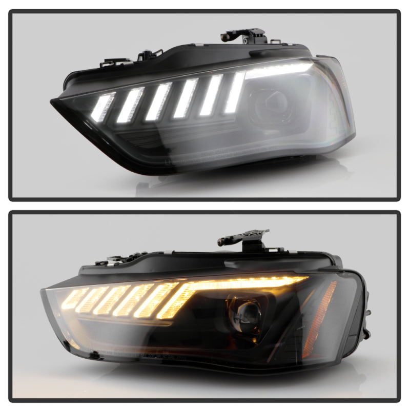Spyder 5088338 fits Audi 13-16 A4/S4 HID Model Only Projector Headlights - Blac