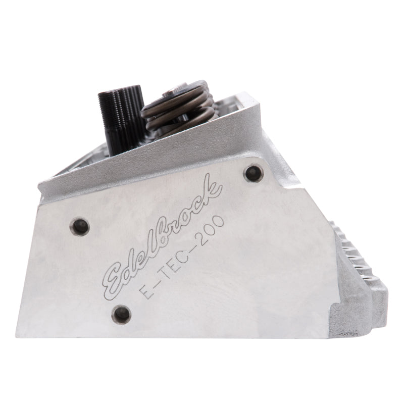 Edelbrock 60985 Cylinder Head SB fits Chevrolet Performer RPM E-Tec 200 for Hydraulic Roller Cam Complete (Ea)