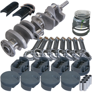 Eagle 65013080 fits Ford 460 4.500in Crank 6.700in I-Beam Rods -3cc Flat Top 4.440in Pistons Rotating Assembly