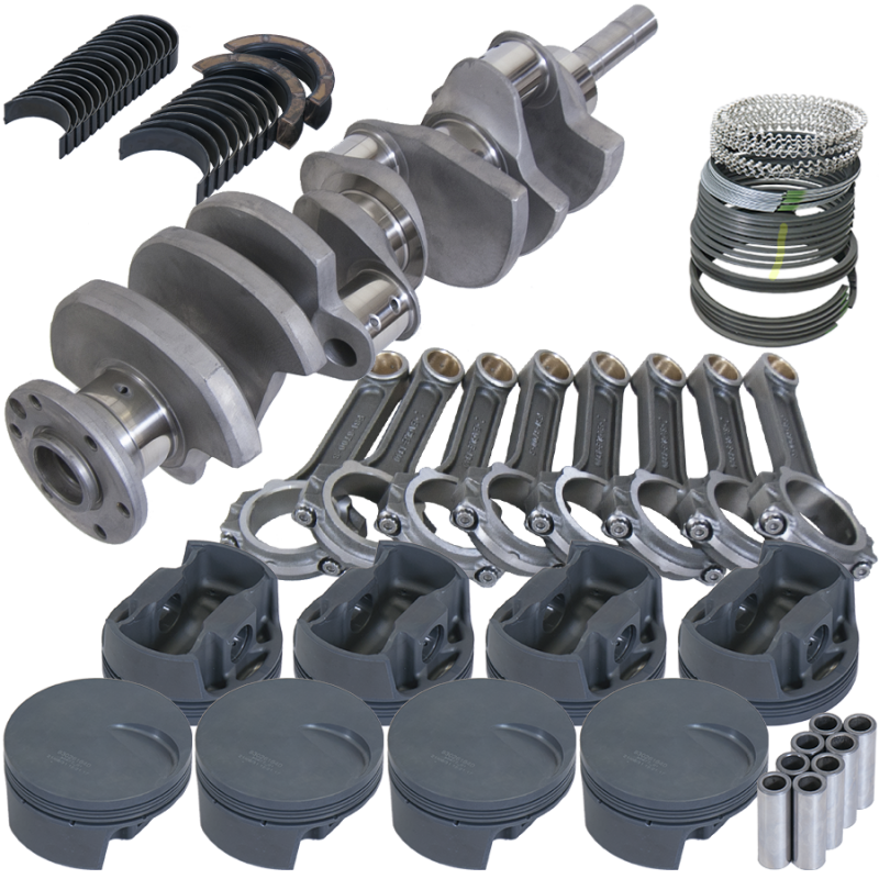 Eagle 65013080 fits Ford 460 4.500in Crank 6.700in I-Beam Rods -3cc Flat Top 4.440in Pistons Rotating Assembly