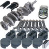 Eagle 65013030 fits Ford 460 4.500in Crank 6.700in I-Beam Rods -3cc Flat Top 4.390in Pistons Rotating Assembly