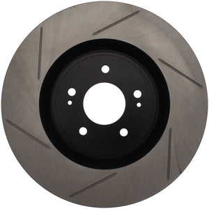 Stoptech 126.46076SR Power Slot 08-09 Evo 10 Slotted Right Front Rotor