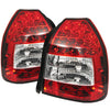 Spyder 5004949 fits Honda 96-00 Civic 3DR LED Tail Lights Red Clear ALT-YD-HC96
