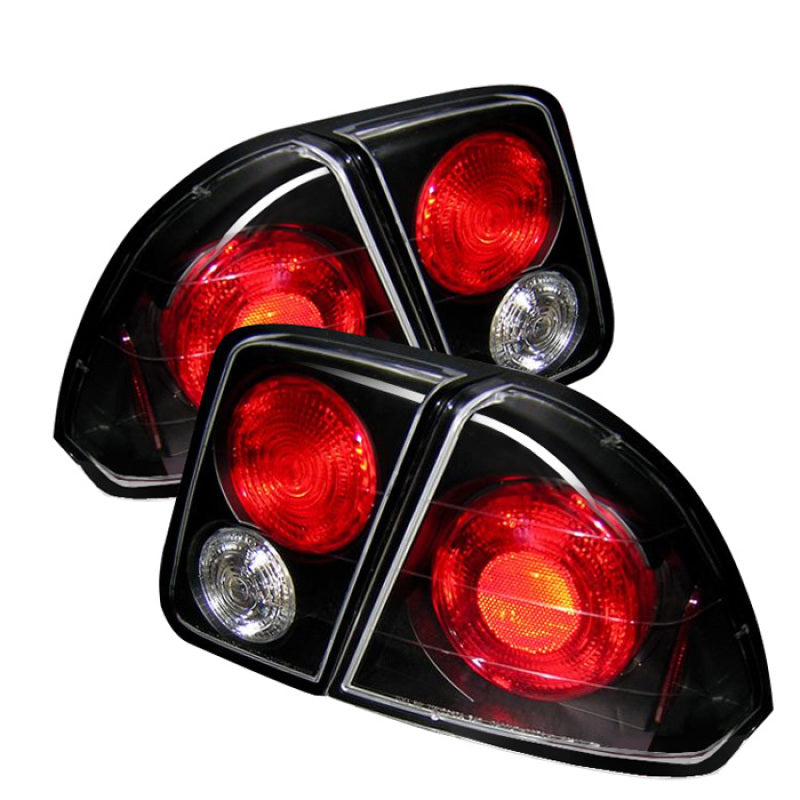 Spyder 5004406 fits Honda 01-05 Civic 4Dr Euro Style Tail Lights Black ALT-YD-H