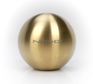 NRG SK-350GD Chrome Gold Titanium Round Shifter Heavy Weight