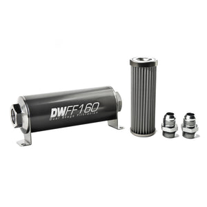DeatschWerks 8-03-160-040K-10 Stainless Steel 10AN 40 Micron Universal Inline F