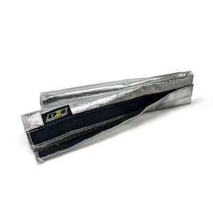 DEI  10487 Heat Shroud 2-1/2in x 3ft - Aluminized Sleeving-Hook and Loop Edge