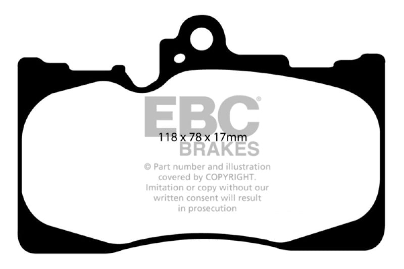 EBC DP21589 fits Lexus 07-08 GS350 3.5 RWD Greenstuff Front Brake Pads