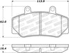 Stoptech 308.0492 Street Brake Pads