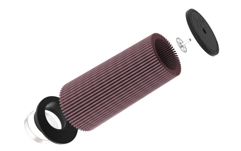 K&N Engineering RU-3310 K&N Universal Clamp-On Air Filter 3-1/2in FLG - 5-3/4in B - 12-1/8in H