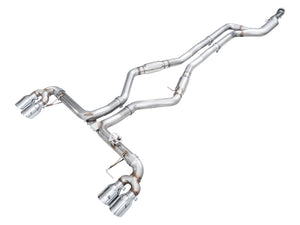 AWE Tuning 22-26 BMW M240i (G42) Track Edition Exhaust - Chrome Silver Tips