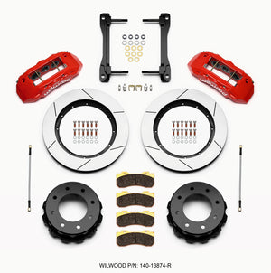 Wilwood 140-13874-R TX6R Rear Kit 15.50in Red 2011-2015 fits GM Truck/SUV 2500
