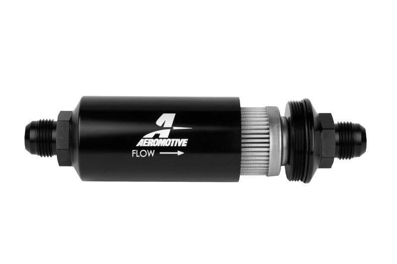 Aeromotive  12389 In-Line Filter - (AN-10) 100 Micron Stainless Steel Element Bl
