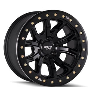 Dirty Life 9303-7973MB12 9303 DT-1 17x9 / 5x127 BP / -12mm Offset / 78.1mm Hub Matte Black Wheel - Beadlock