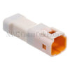 NAMZ NJST-03P JST 3-Position Male Connector Tab w/Wire Seal