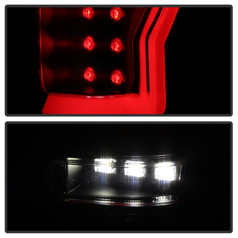 Spyder 5084187 fits Ford 04-08 F150 Styleside Tail Light V2 - LED - Black Smoke