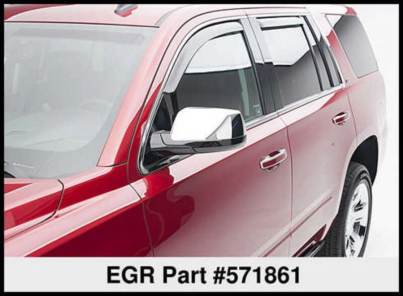 EGR 571861 15+ fits Chevy Tahoe/fits GMC Yukon In-Channel Window Visors - Set of 4 (571861)