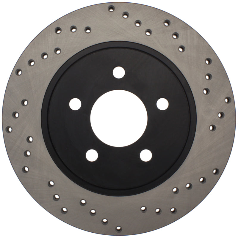 Stoptech 128.61087R 05-10 fits Ford Mustang V6/4.0L / GT V8/4.6L Cross Drilled Right Rear Rotor