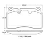 Stoptech 309.1165 Performance 14-17 Volkswagen Touareg Front Brake Pads