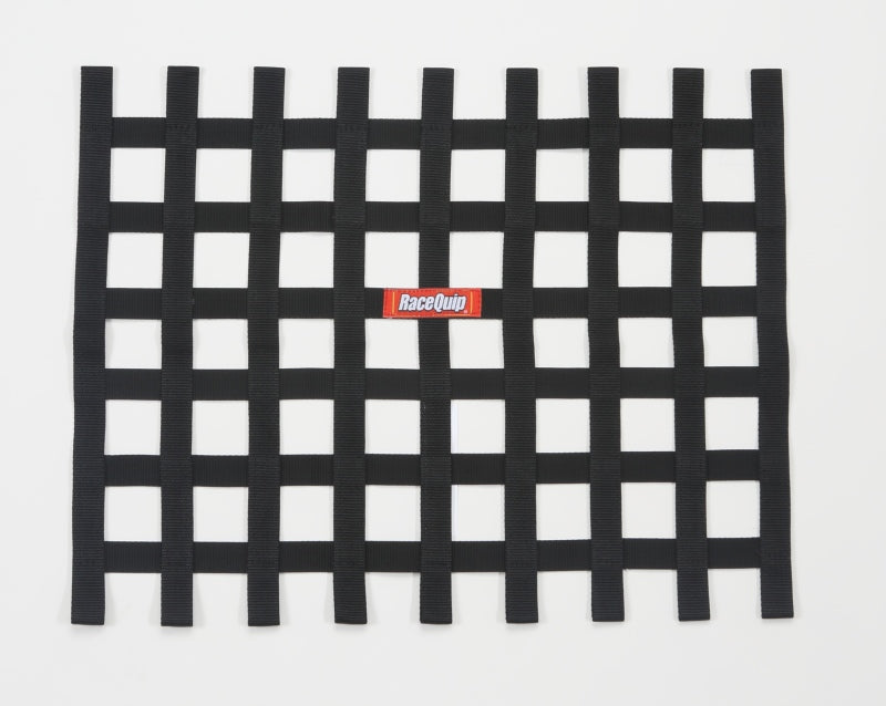 Racequip 721005 Black Ribbon Window Net