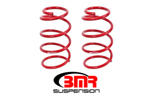 BMR SP076R fits Shelby 07-14 GT500 Front Drag Version Lowering Springs - Red