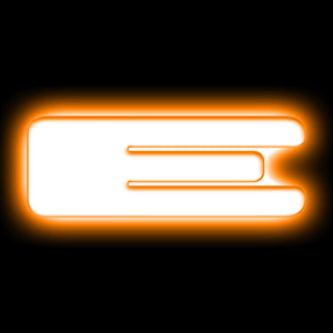 ORACLE Lighting 3140-E-005 Universal Illuminated LED Letter Badges - Matte Wht Surface Finish - E