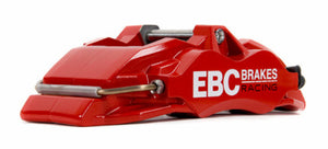 EBC Racing 17-22 fits Honda Civic Type-R (FK8) Red Apollo-6 Front Right Caliper