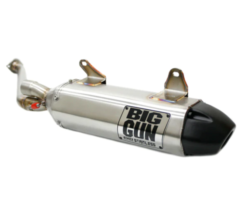 Big 14-4653 Gun 06-12 fits Kawasaki BRUTE FORCE 650 IRS EXO Stainless Full System Exhaust