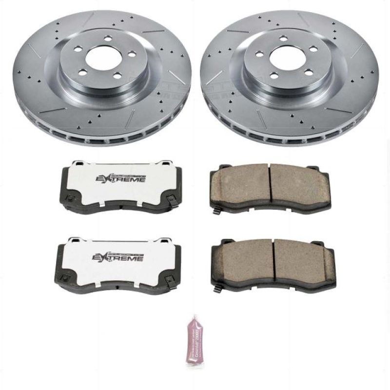 PowerStop K4695 26 05 fits Chrysler 300 SRT8 Front Z26 Street Warrior Brake Kit