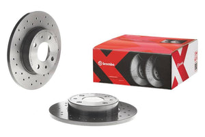 Brembo 09.7813.1X 2004 fits Subaru Impreza Rear Premium Xtra Cross Drilled UV Co