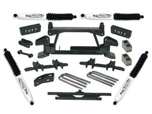 Tuff Country 14853KN 92-98 fits Chevy Suburban 2500 (8Lug) 4X4 4in Lift Kit (w/Cast Lwr Cntrl Arms SX8000)