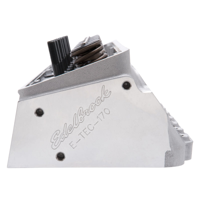 Edelbrock 60975 Cylinder Head SB fits Chevrolet Performer RPM E-Tec 170 for Hydraulic Roller Cam Complete (Ea)