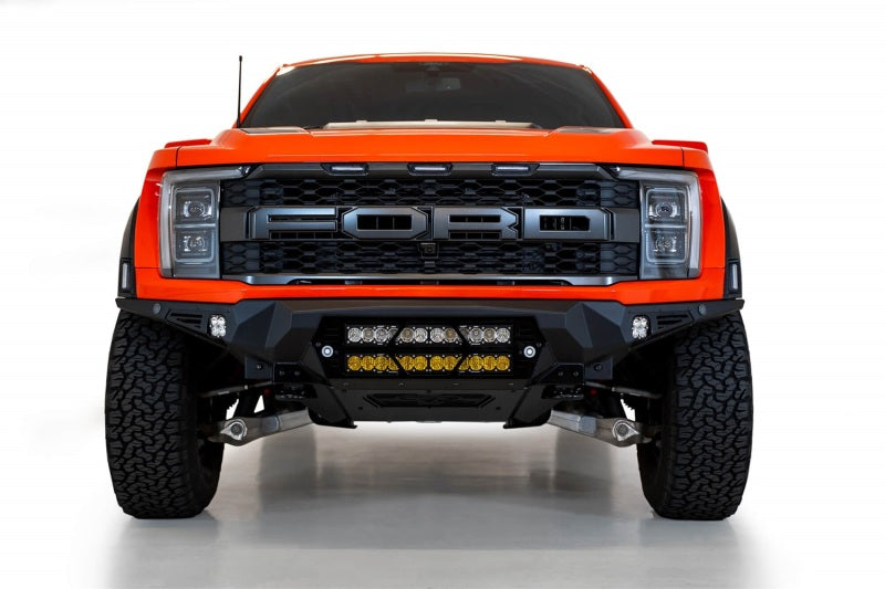 Addictive Desert Designs F210012140103 2021+ fits Ford Raptor Bomber Front Bumper w/ Dual 20IN LED Mounts