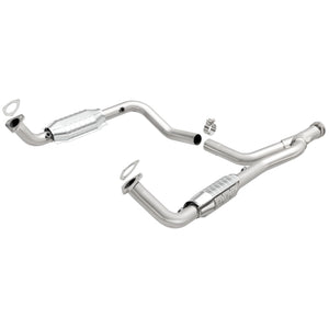 Magnaflow 93694 Conv DF 95-99 Range fits Rover 4.0/4.6L GEMS Y-Pipe Assembly *NOT FOR SALE IN CALIFORNIA*