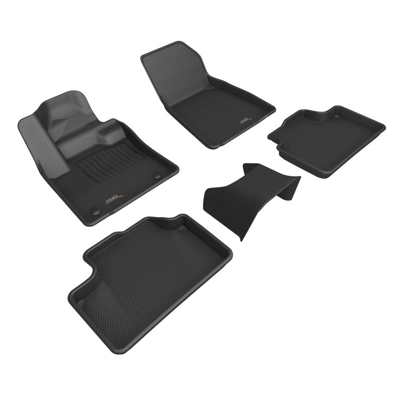 3D L1VV04501509 Maxpider 2023+ fits Volvo C40 Recharge Kagu Floor Mat- Black R1 R2 R3