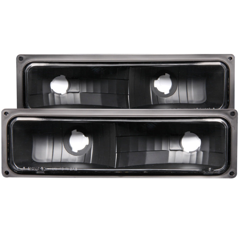 ANZO 511053 1998 fits Chevrolet 88-19 C1500 Euro Parking Lights Black