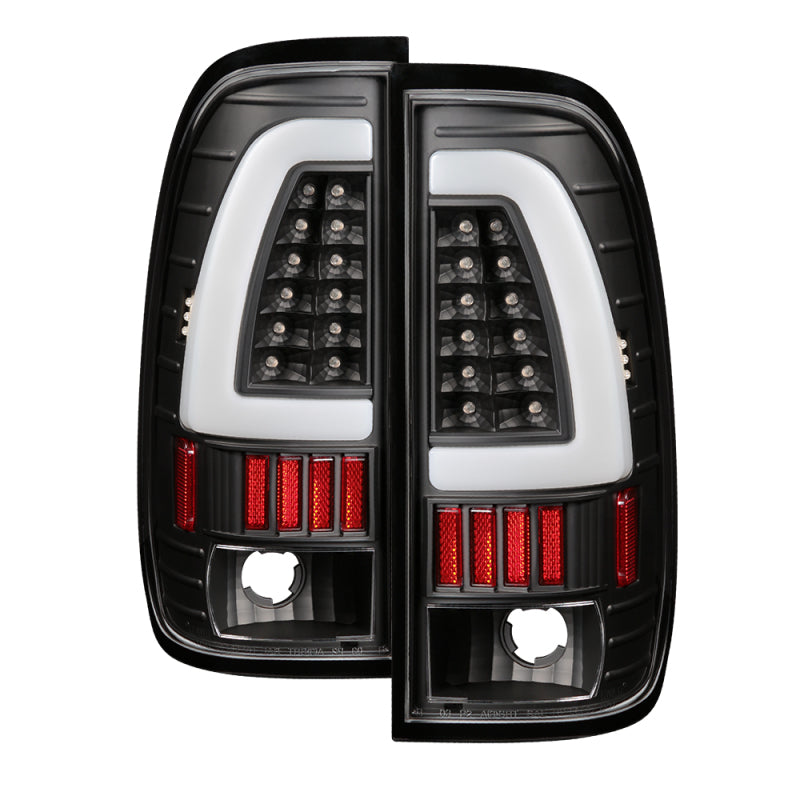 xTune 5082084 fits Ford F150 Styleside 97-03 Light Bar LED Tail Lights - Black