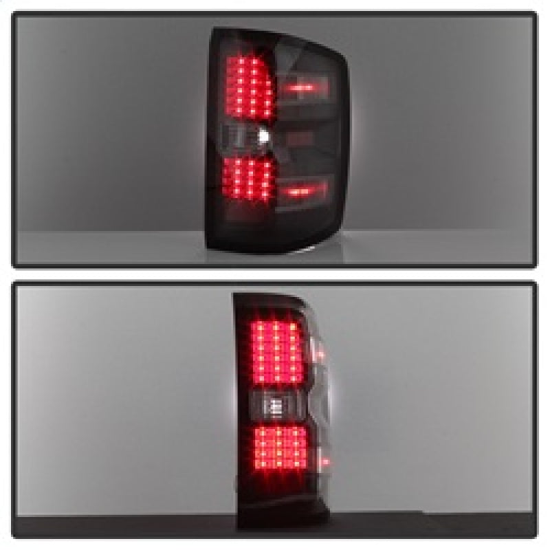 xTune 9036545 fits Chevy 1500 14-16 / Silverado 2500HD/3500HD LED Tail Lights -