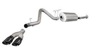 CORSA Performance 14794BLK Corsa 11-12 fits Chevrolet Silverado Crew Cab/Std. Bed 2500 6.0L V8 Black Sport Cat-Back Exhaust