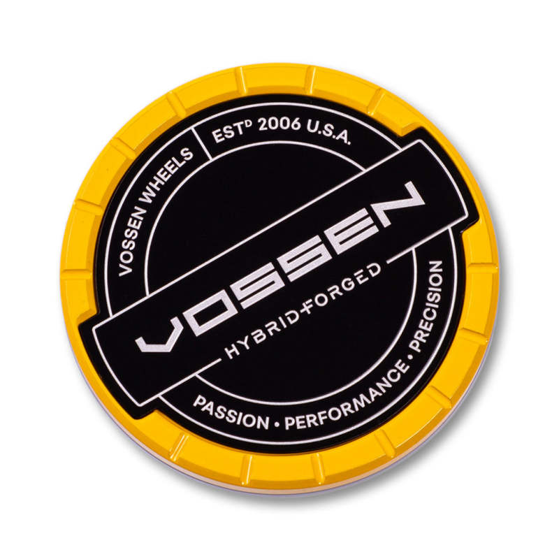 Vossen CAP-BSC-SM-HF-YL Billet Sport Cap - Small - Hybrid Forged - Yellow