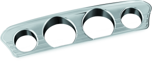 Kuryakyn 7284 Kuryakyn Tri-Line Gauge Trim 14-Up Touring Models Chrome