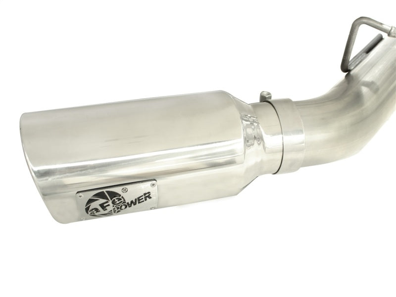 AFE 49-44043-P rce XP Exhaust 4inch DP-Back All SS 2011-14 fits GM Diesel Truck