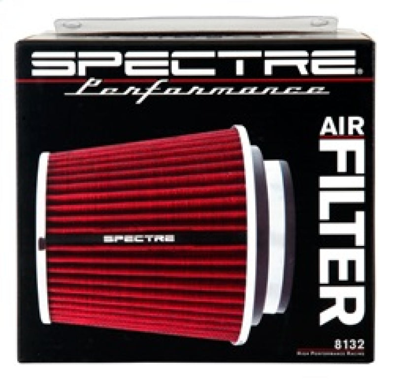 Spectre 8132 Adjustable Conical Air Filter 5-1/2in. Tall (Fits 3in. / 3-1/2in. / 4in. Tubes) - Red