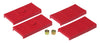 Prothane 7-1707 fits GM F-Body Upper/Lower Spring Pad (Mono) - Red