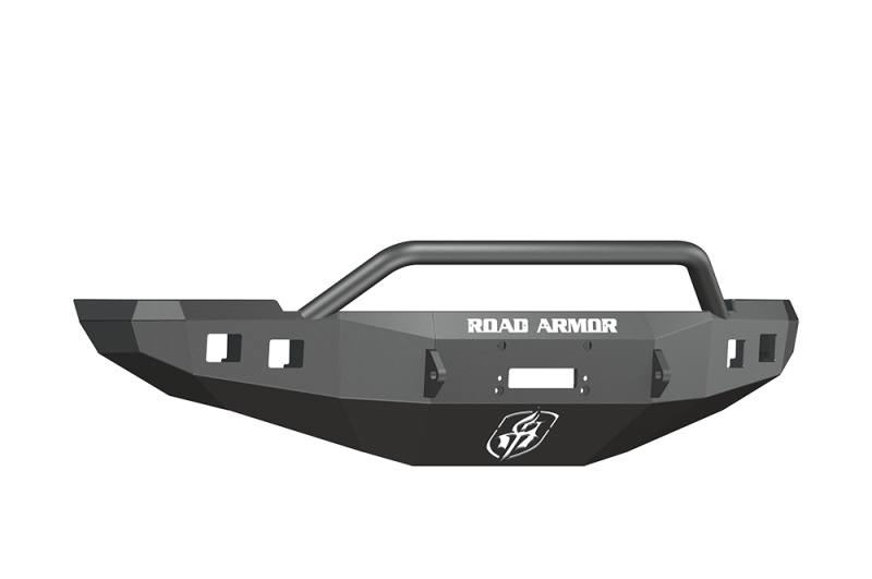 Road Armor 408R4B 10-18 Ram 2500 Stealth Front Winch Bumper w/Pre-Runner Guard - Tex Blk