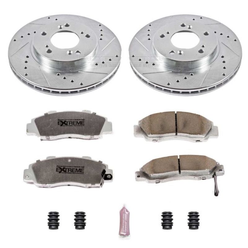PowerStop K704-26 97-01 fits Acura Integra Front Z26 Street Warrior Brake Kit