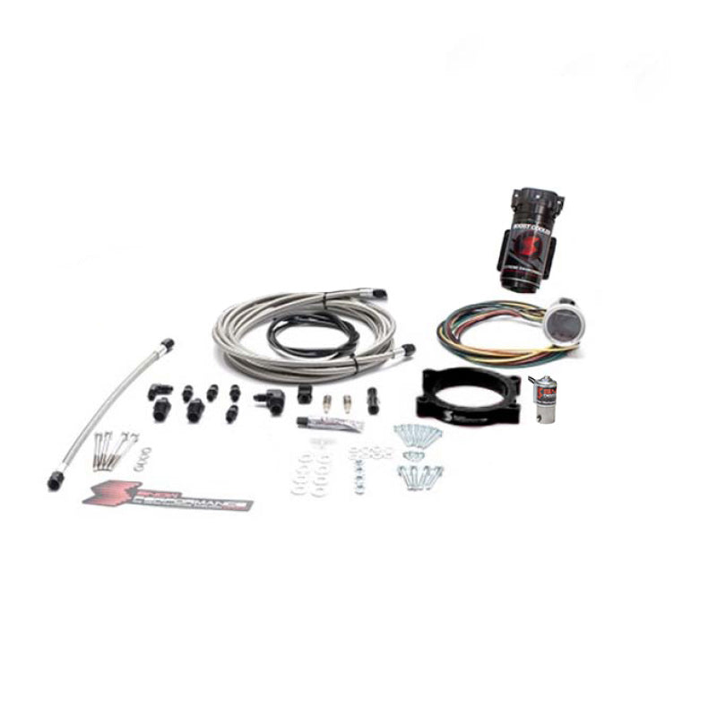 Snow Performance SNO-2160-BRD-T Camaro Stg 2 Bst Cooler F/I Water Injection Kit (SS Brded Line/4AN) w/o Tank