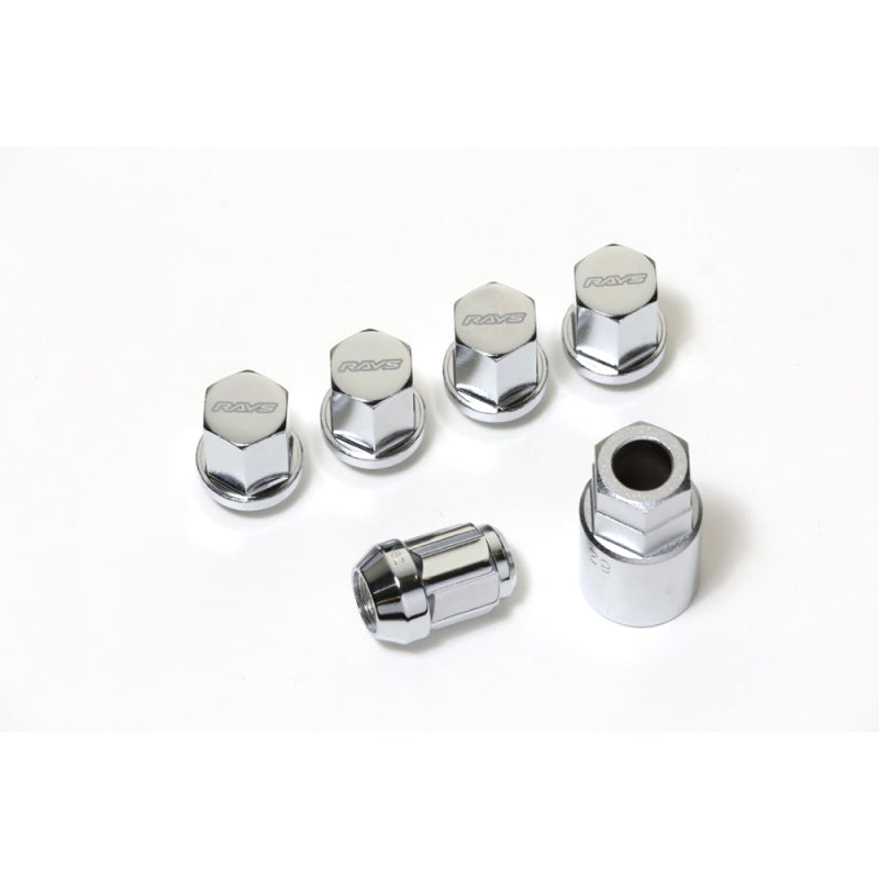 Rays W191415C 19 Hex Lock & Lug Nut Set M14x1.5 - Chrome